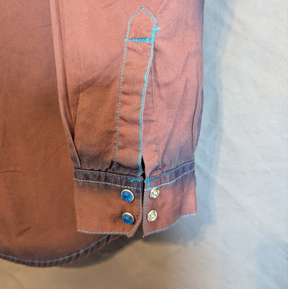 Rock 47 size XL rodeo button down NWT one mark on the back - Picture 8 of 14